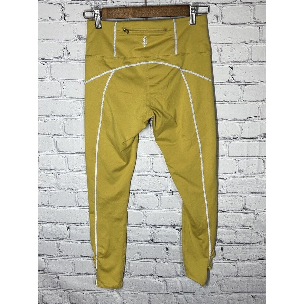 Free People Yellow Leggings